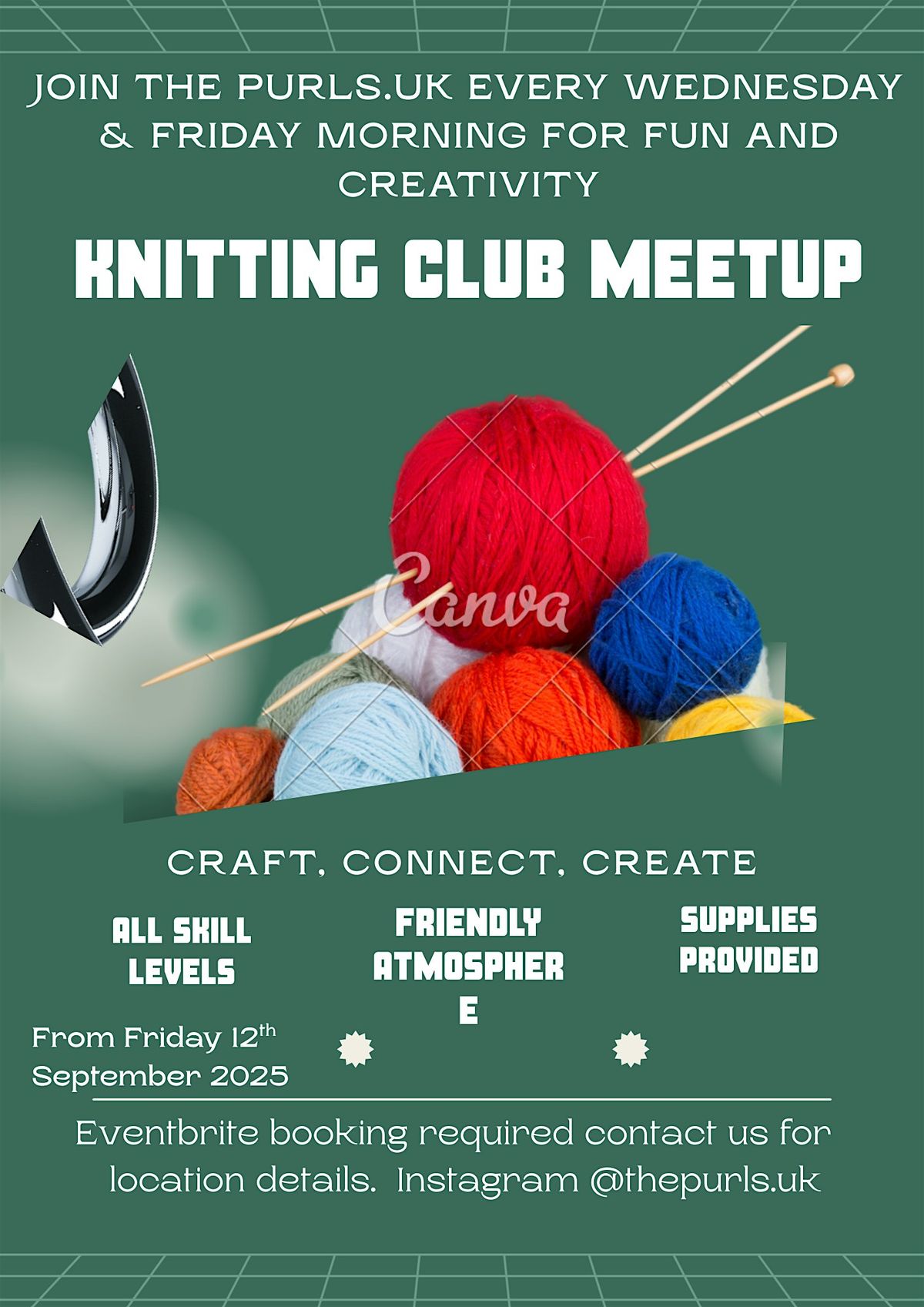 Weekly Wednesdays Knit & Crochet with The Purls.UK