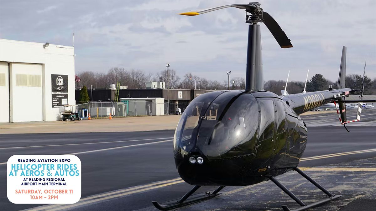 Helicopter Rides at Aeros and Autos Car Show