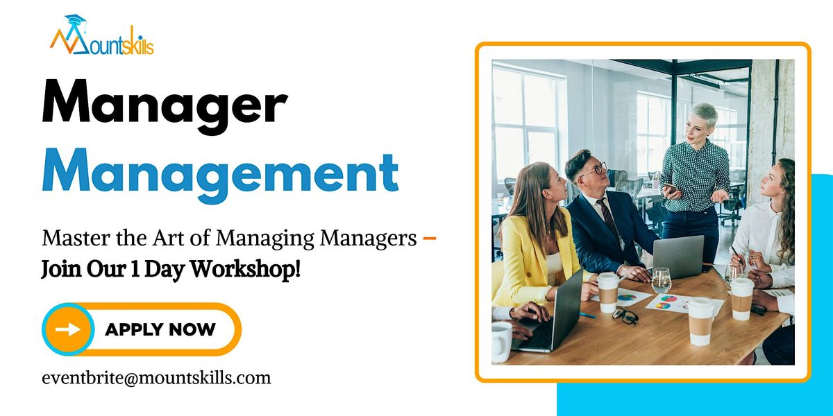 Manager Management 1 Day  Workshop in Louisville, KY on November 20th, 2024