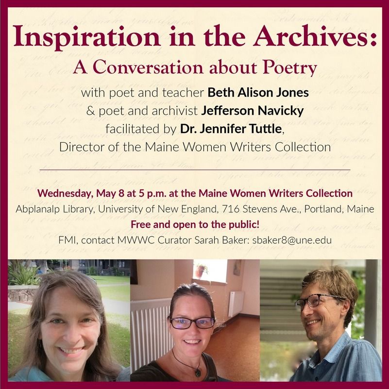 Inspiration in the Archives: A Conversation about Poetry