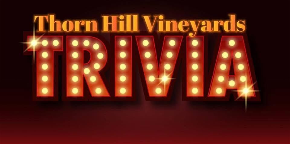 Thorn Hill Vineyards Trivia Night