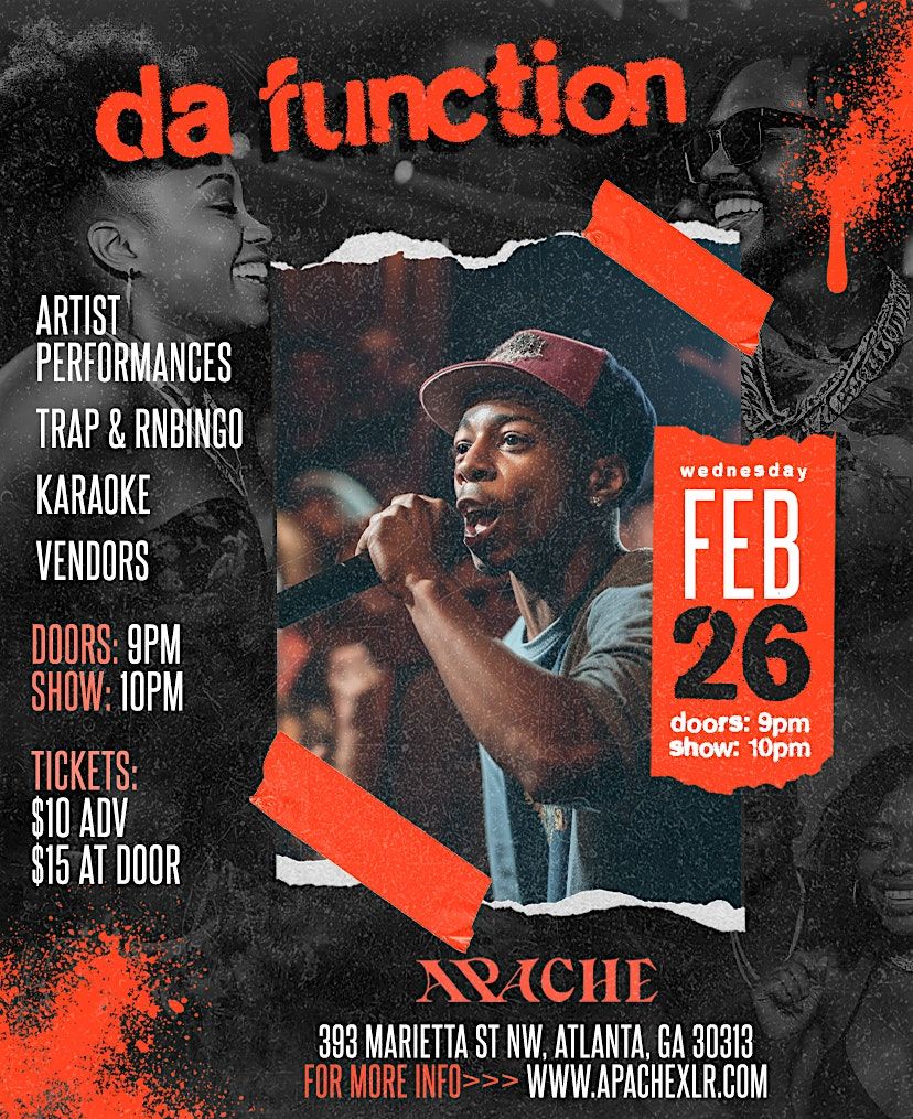 Da Function: Indie Artist Open Mic