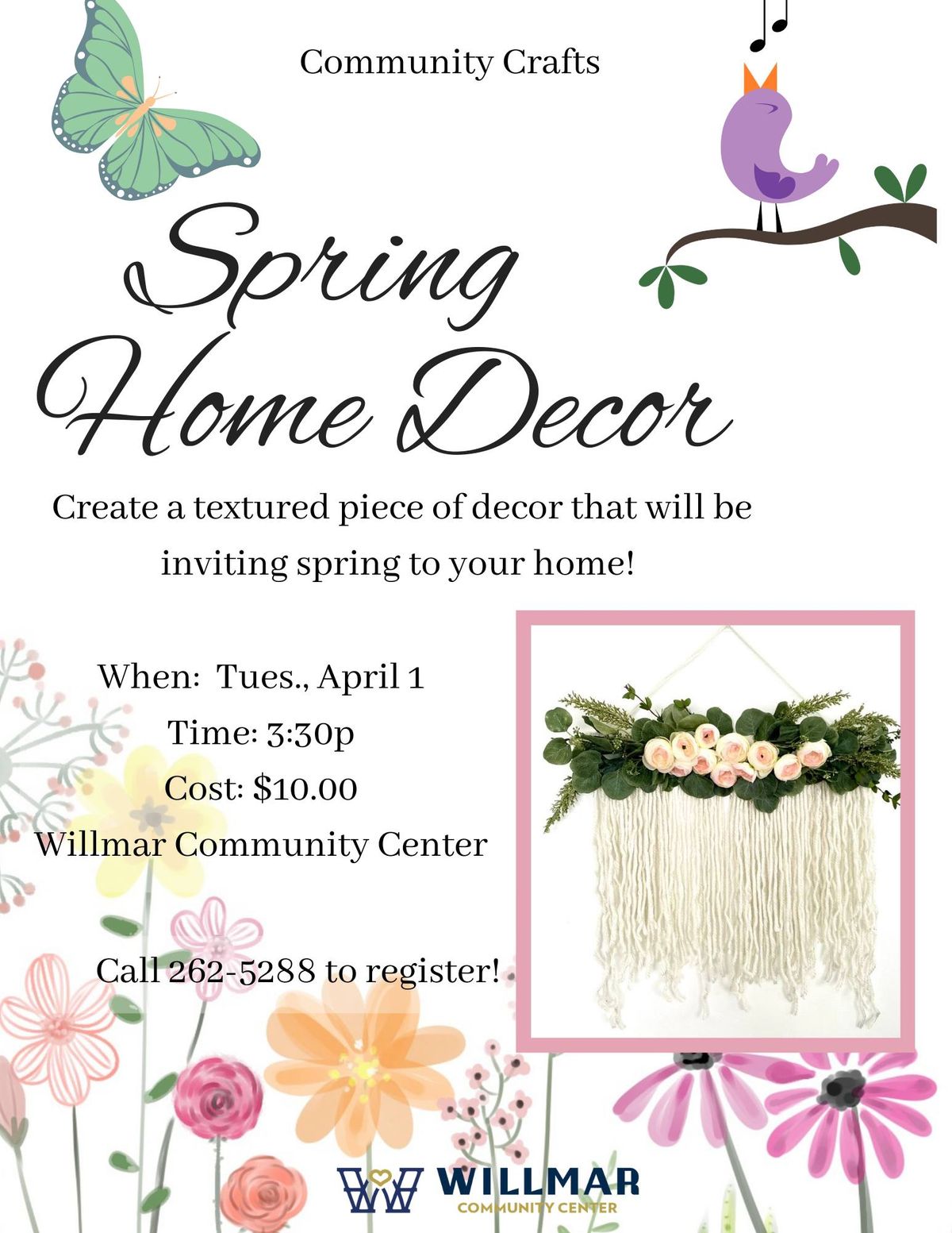 Community Crafts: Spring Home Decor