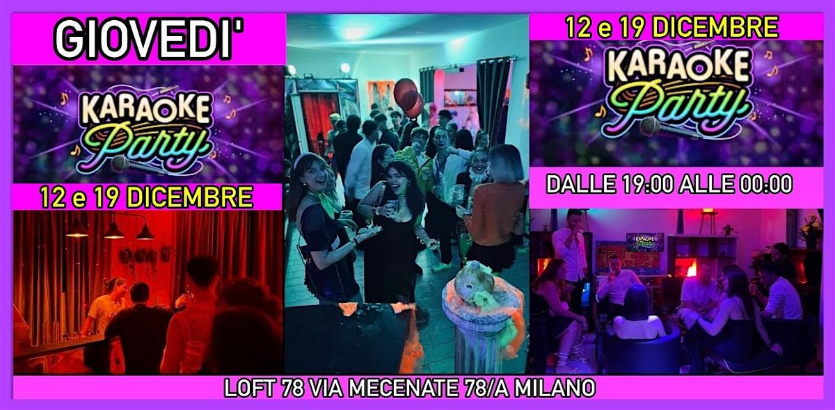 KARAOKE PARTY ! CANTI COME SE FOSSI NEL TUO SALOTTO DI CASA