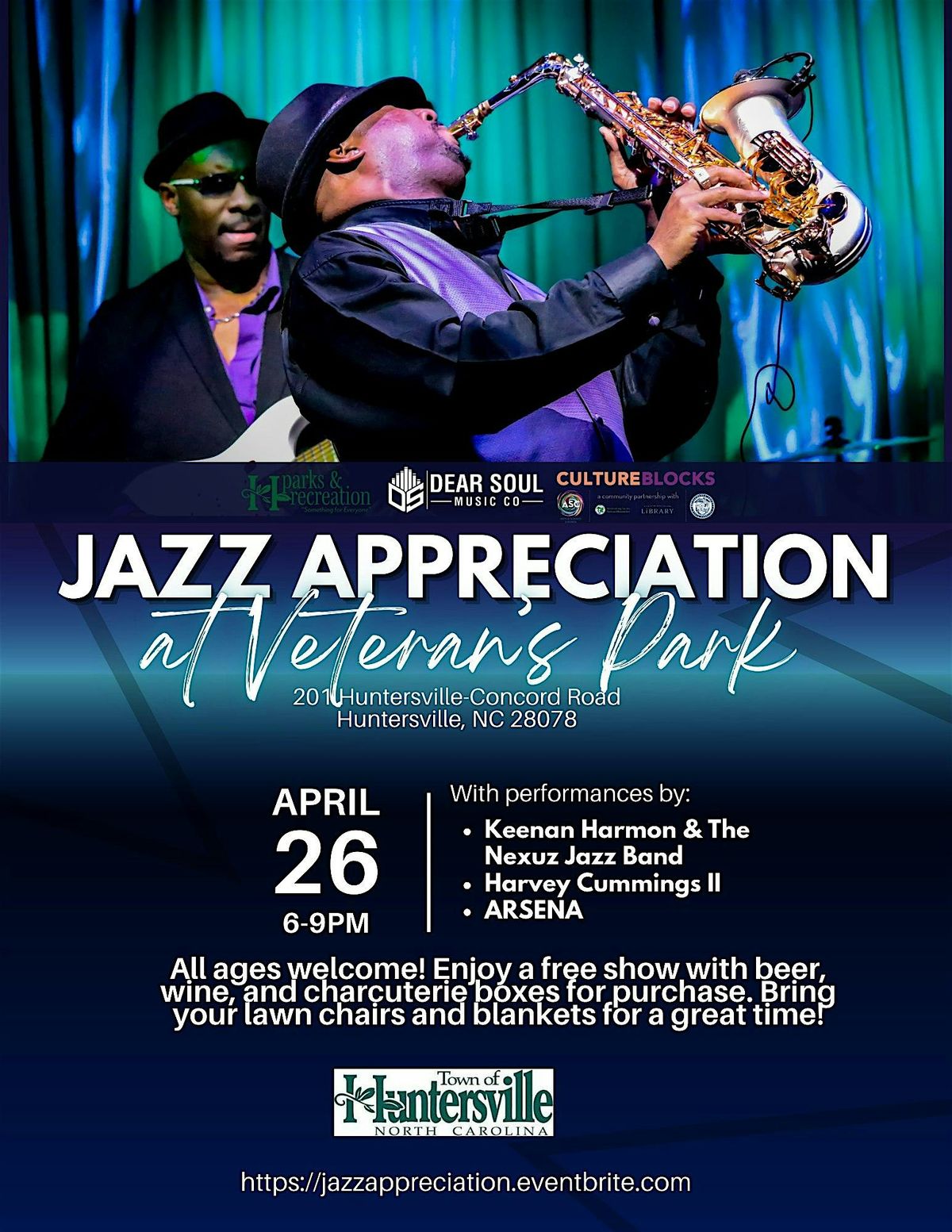 Jazz Appreciation at Veteran's Park!