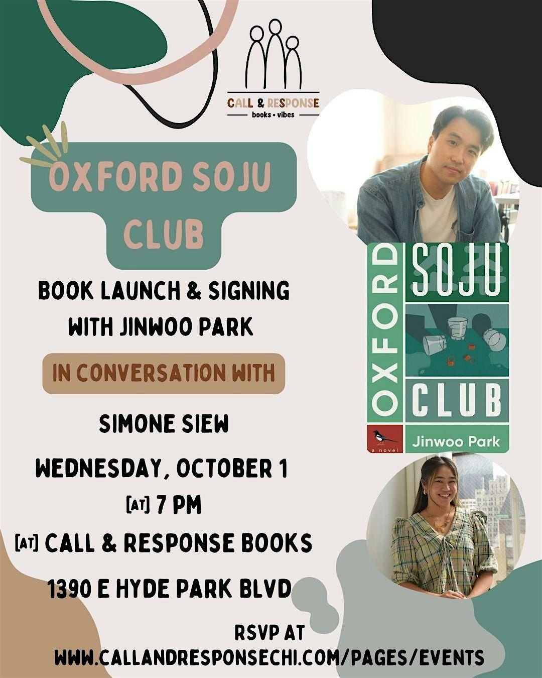 Book Launch: Oxford Soju Club with Jinwoo Park
