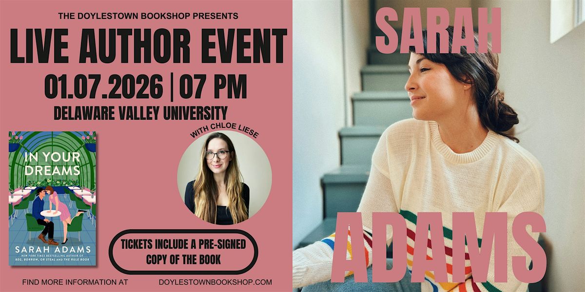 An Evening with Sarah Adams