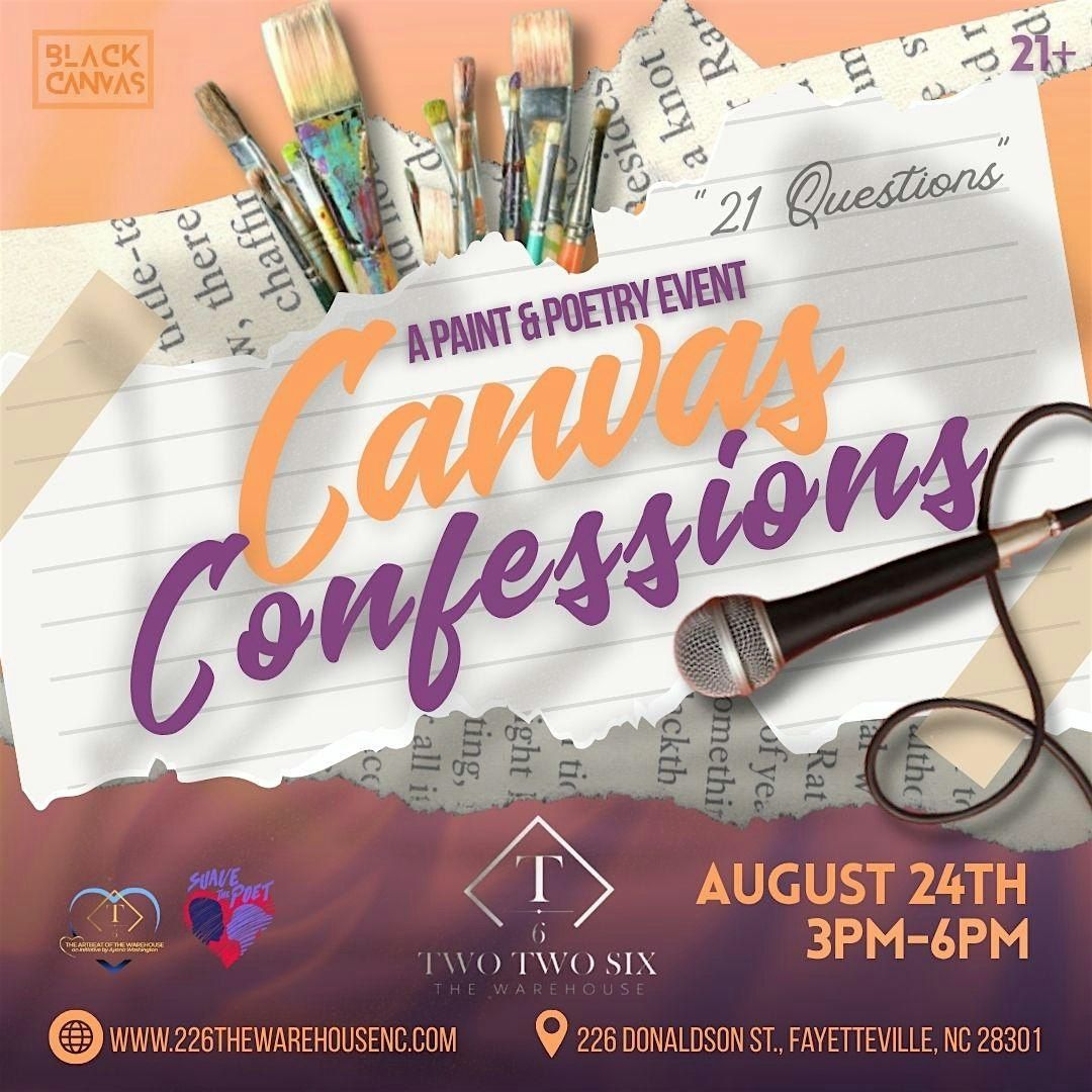 Canvas Confessions  -  Paint & Poetry Experience