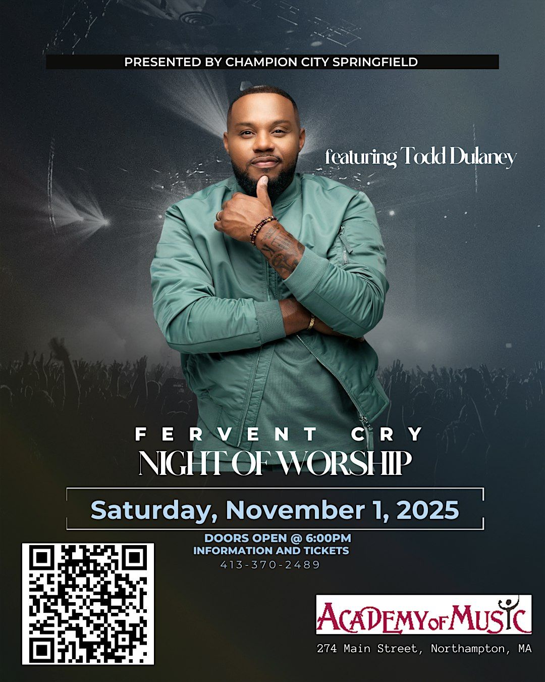 Night of Worship featuring Gospel artist, Todd Dulaney