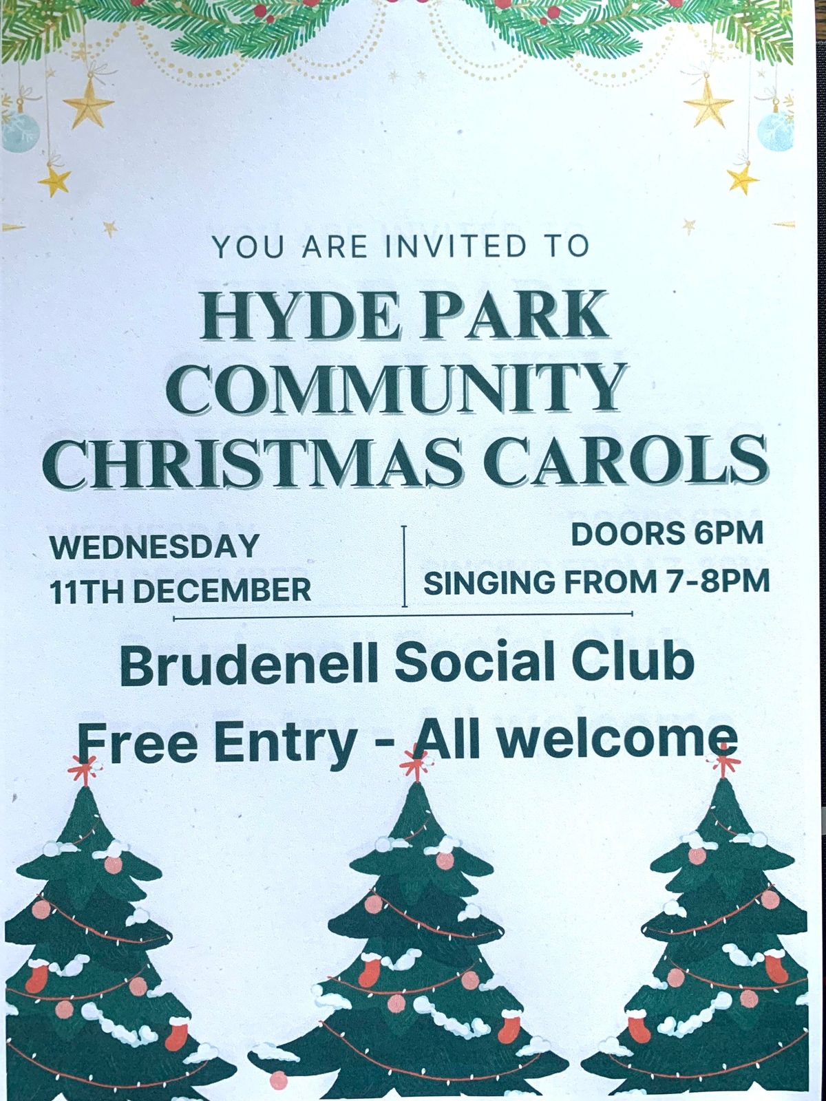 Community Carol Singing