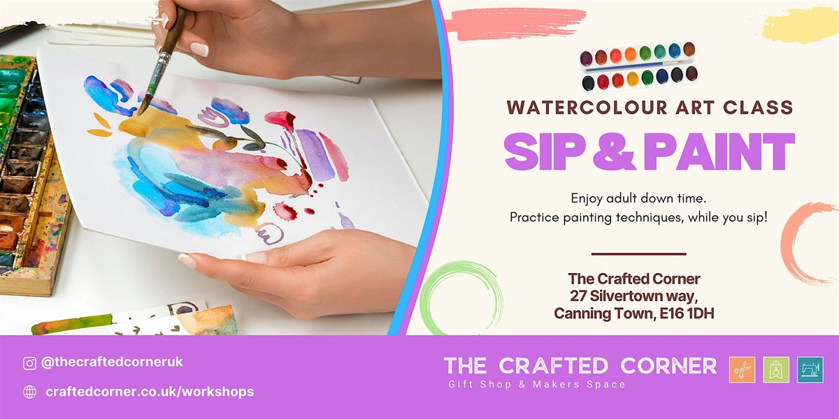 Sip & Paint: Watercolour Art Class