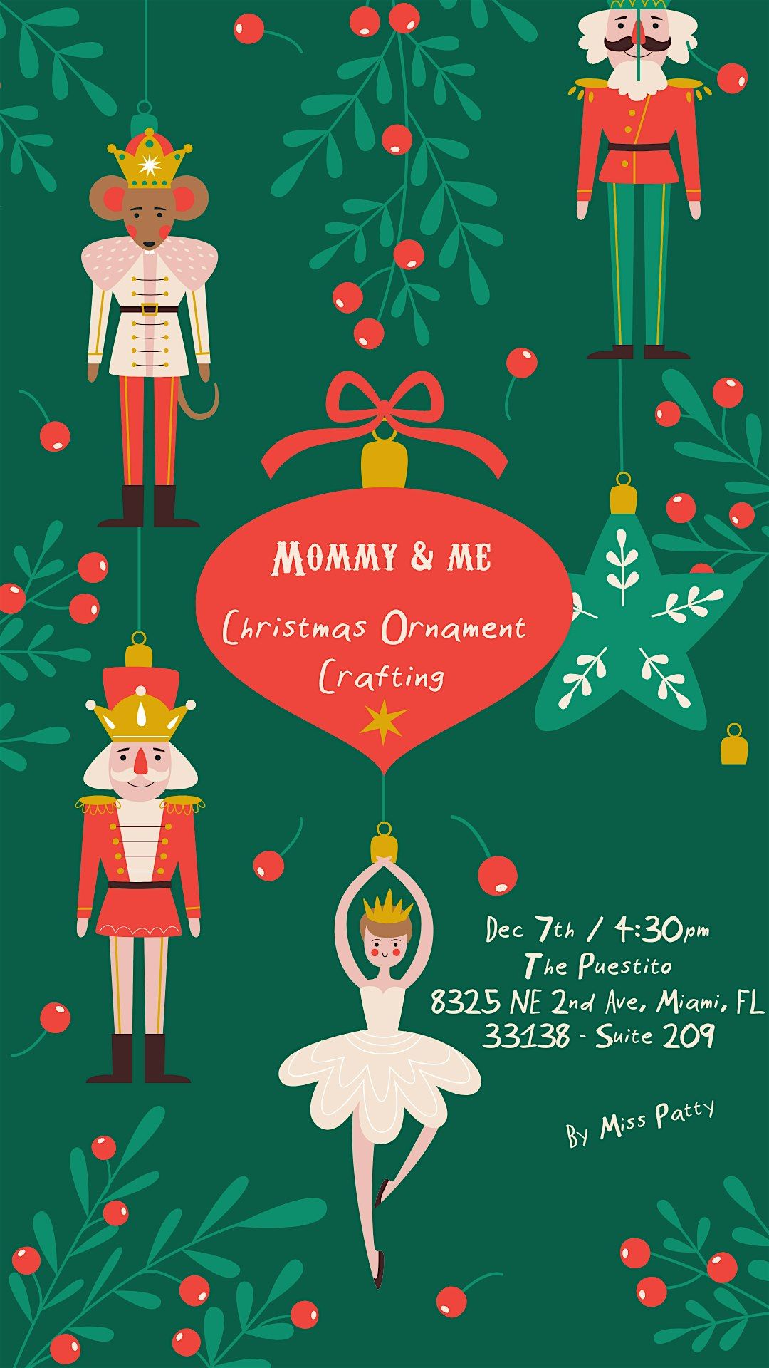 MOMMY & ME - Christmas Ornament Workshop by The Puestito