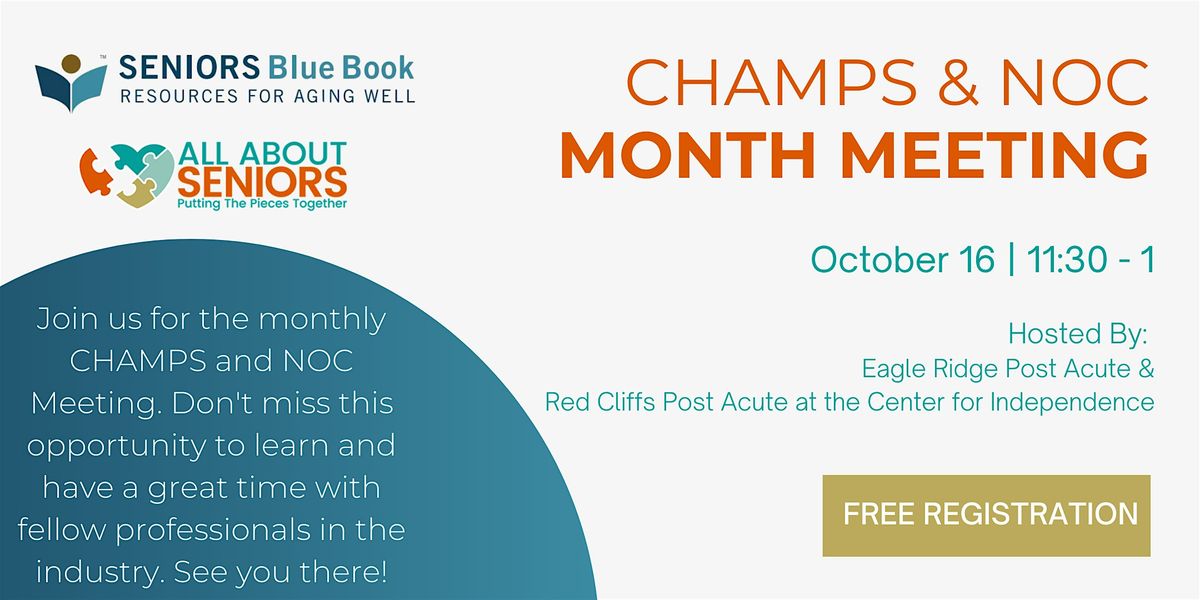 CHAMPS and NOC | October Meeting