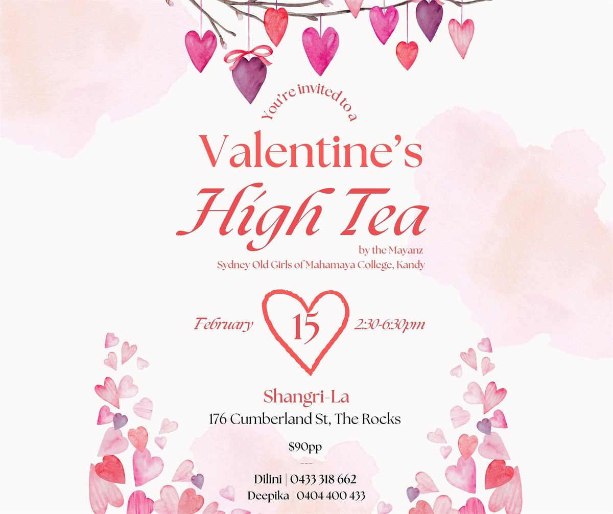 Valentine\u2019s High Tea by Mayanz