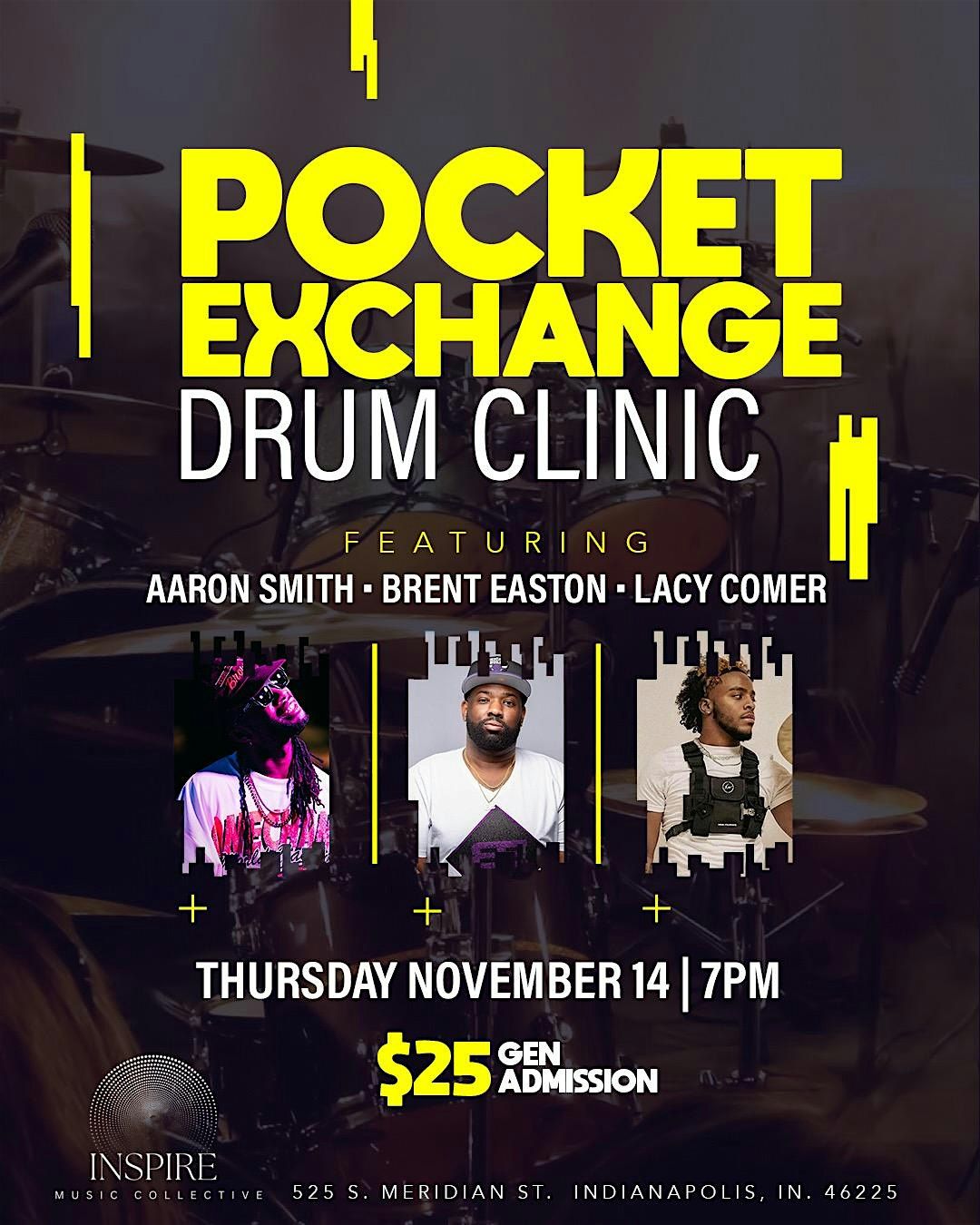 INSPIRE Music Collective-Pocket Exchange Drum Clinic