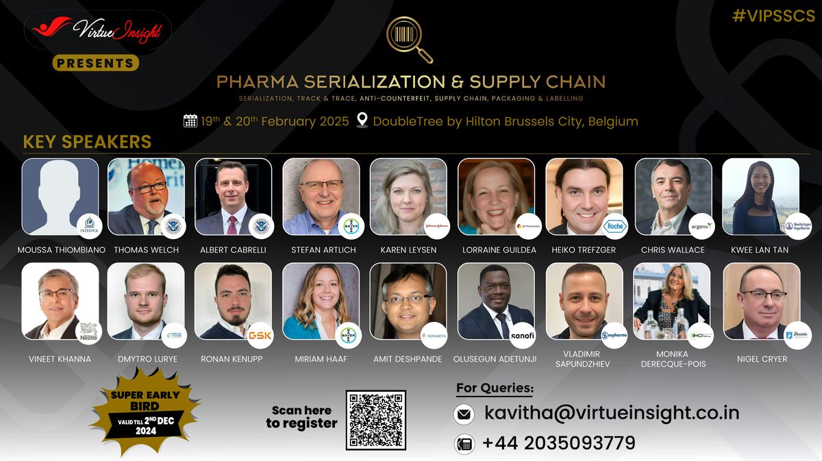 15th Annual Pharma Serialization & Supply Chain 2025