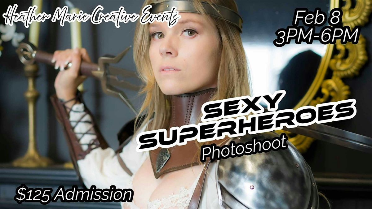 Sexy Superheroes Model Photoshoot