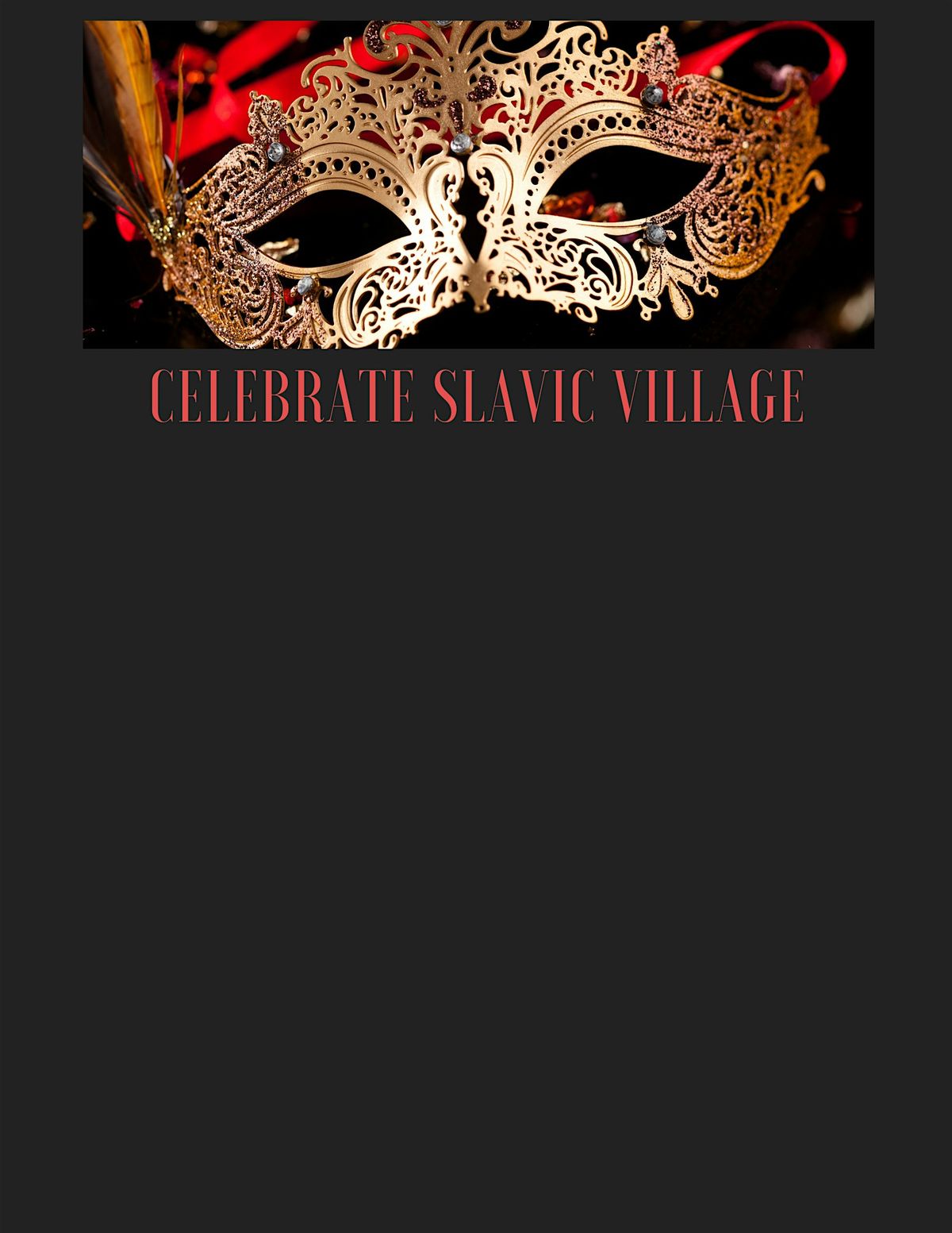 Celebrate Slavic Village: Masquerade of Dreams