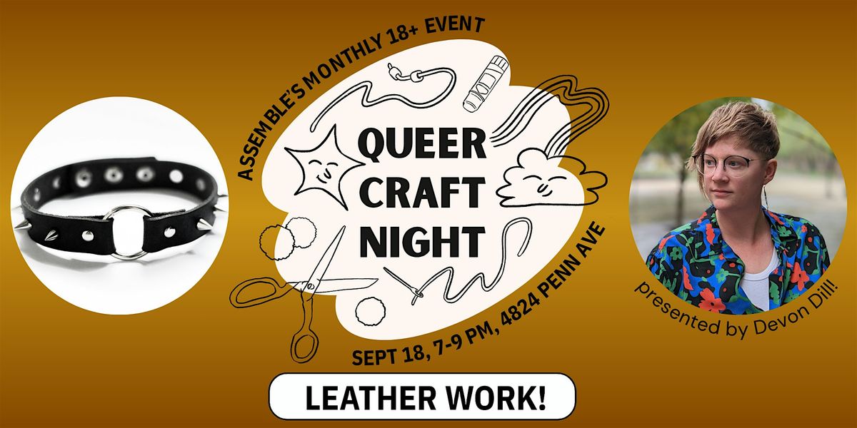 Queer Craft Night - Leather Work!