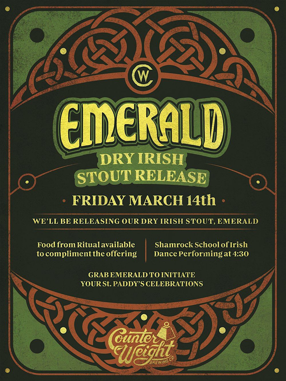 Emerald Dry Irish Stout Release