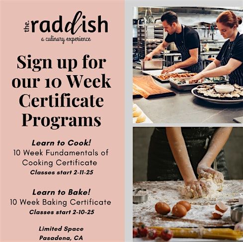 10-Week Cooking Fundamentals Program