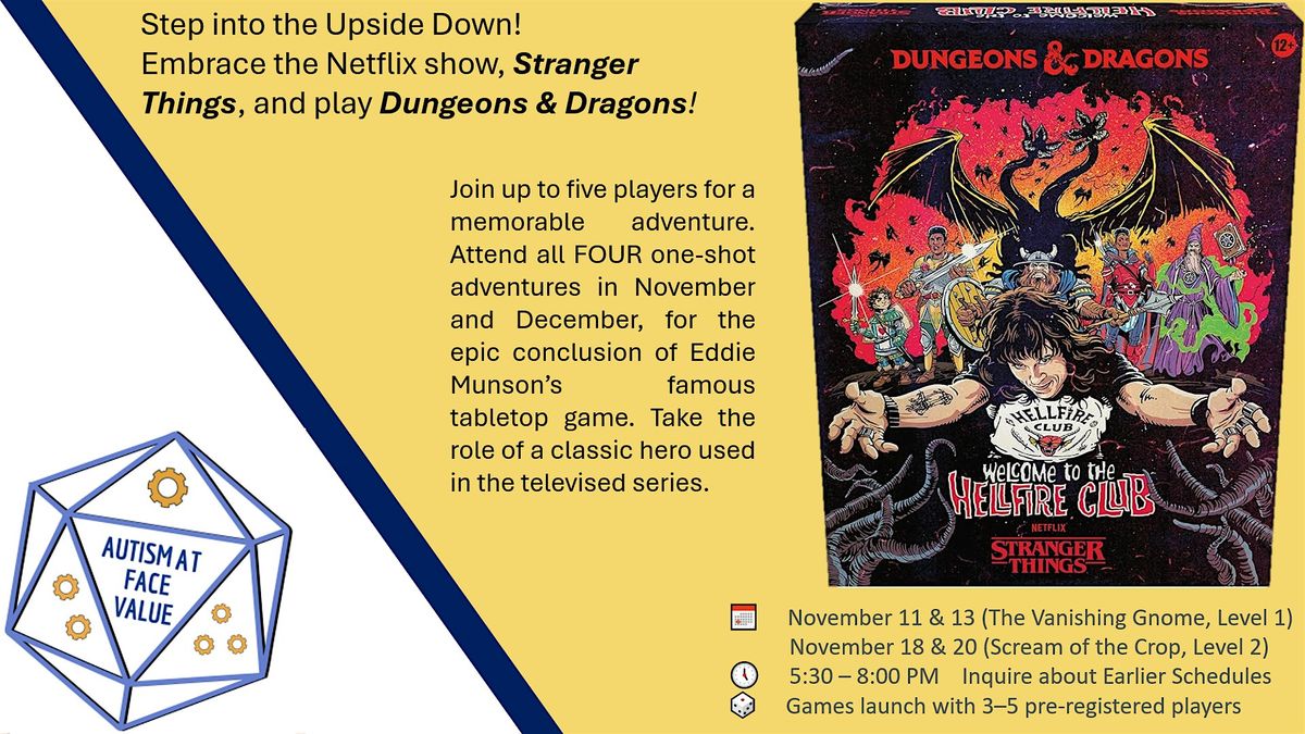 Hellfire Club! A Stranger Things TTRPG Lv 2