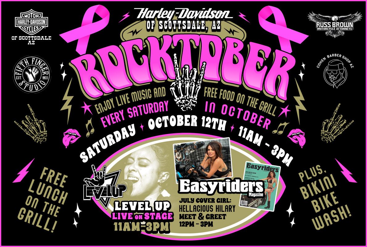 Rocktober | SATURDAY | OCTOBER 12TH 