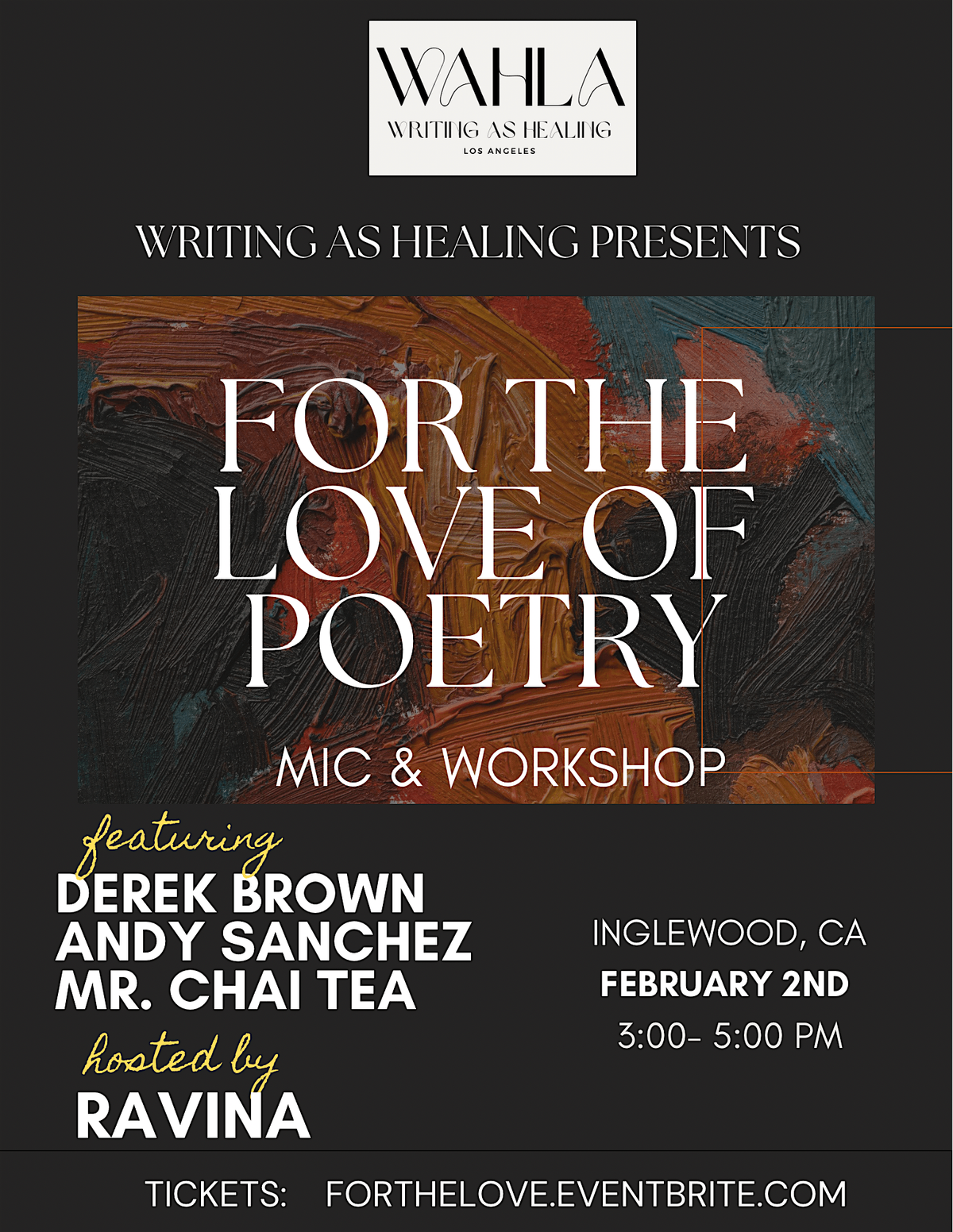 For the Love of Poetry | Workshop & Mic