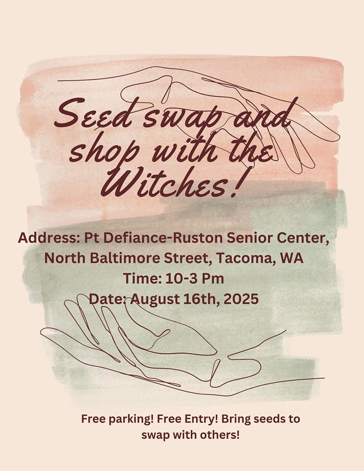 Seed Swap and Shop with the Witches!