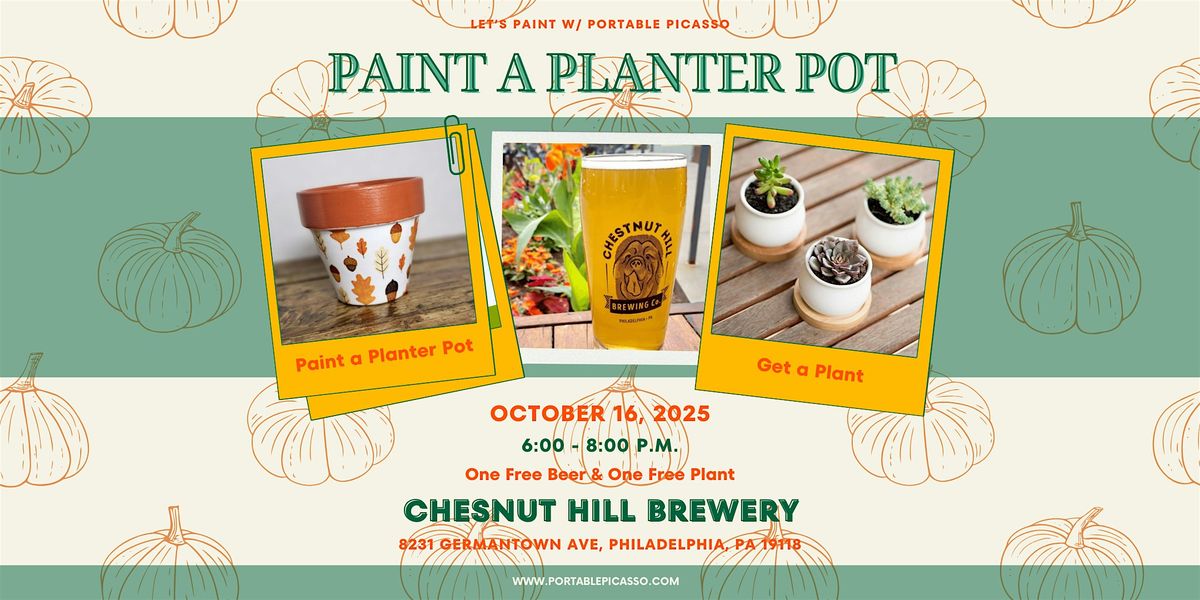 Paint a Planter Pot - Paint and Sip