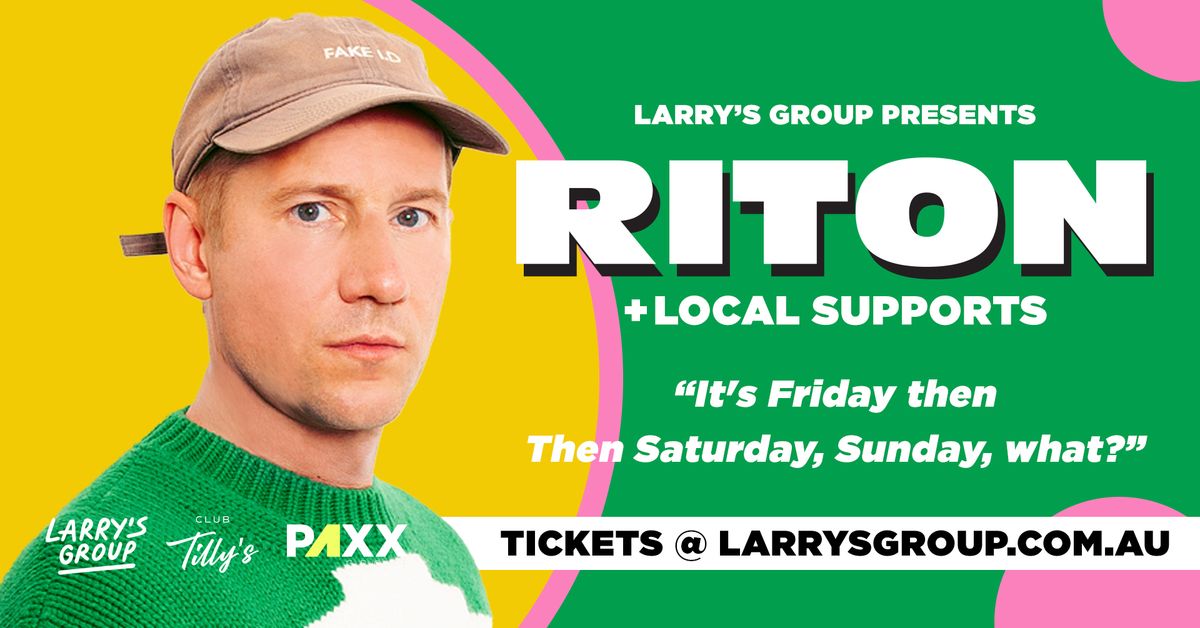 Larry's Group presents: Riton (UK) - Grammy Award Winner