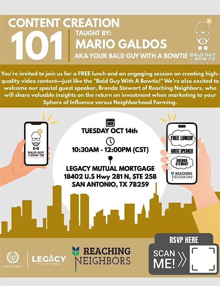 Content Creation 101 With Mario Galdos & Brenda Stewart!