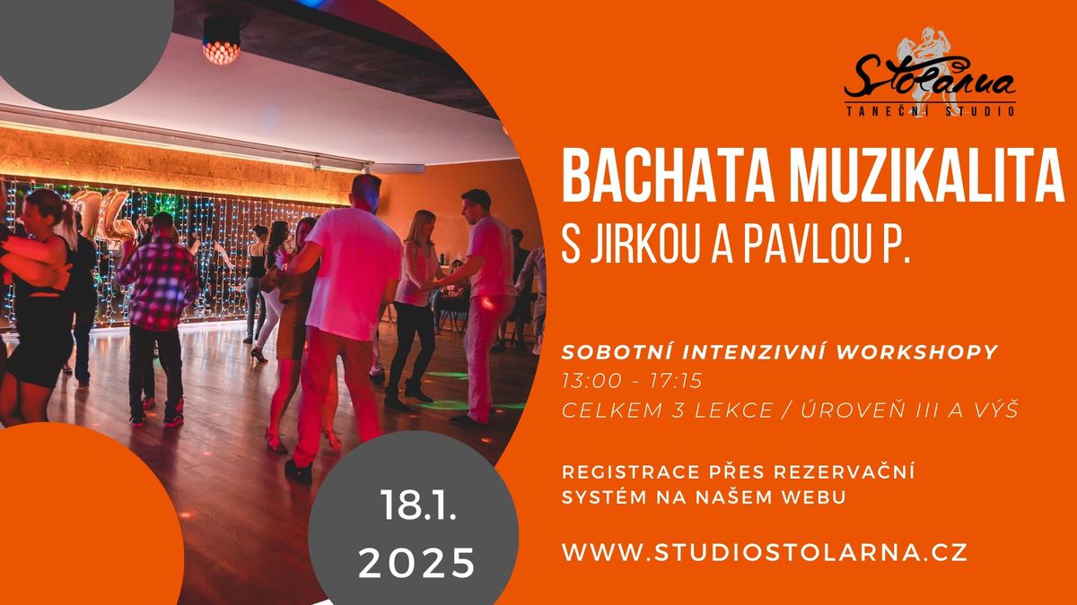 BACHATA MUZIKALITA - sobotn\u00ed workshopy s Jirkou a Pavlu P.