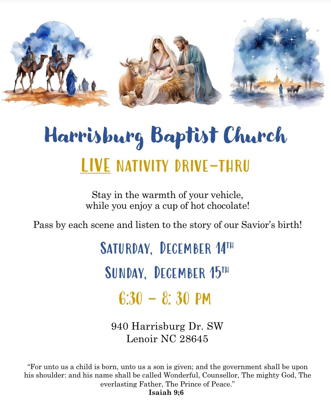 Live Nativity: The Birth of Jesus