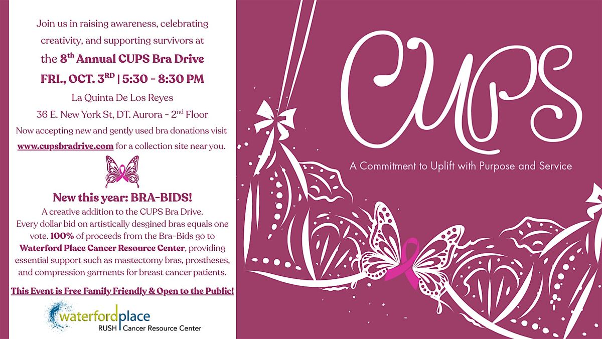 Bra Bids at CUPS Bra Drive