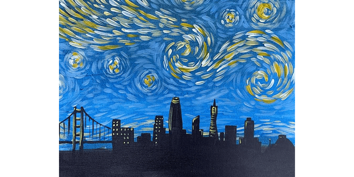Starry Night - TX - Paint and Sip in Houston | Classpop!\u2122