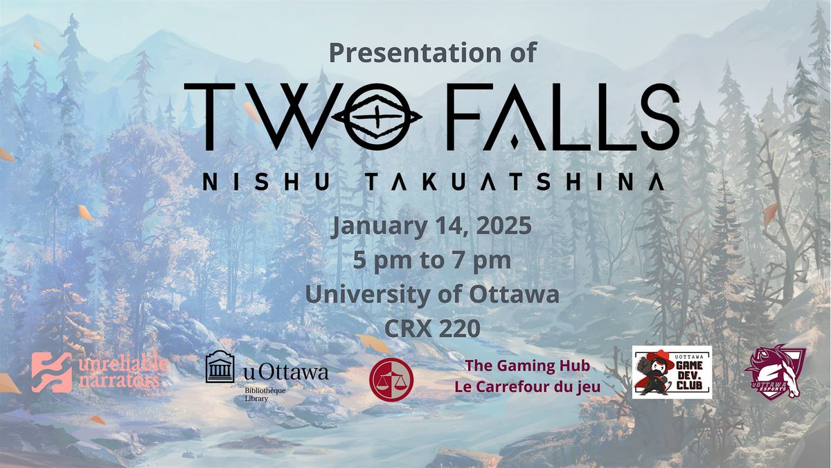 Presentation of Two Falls : A video game by Unreliable narrators