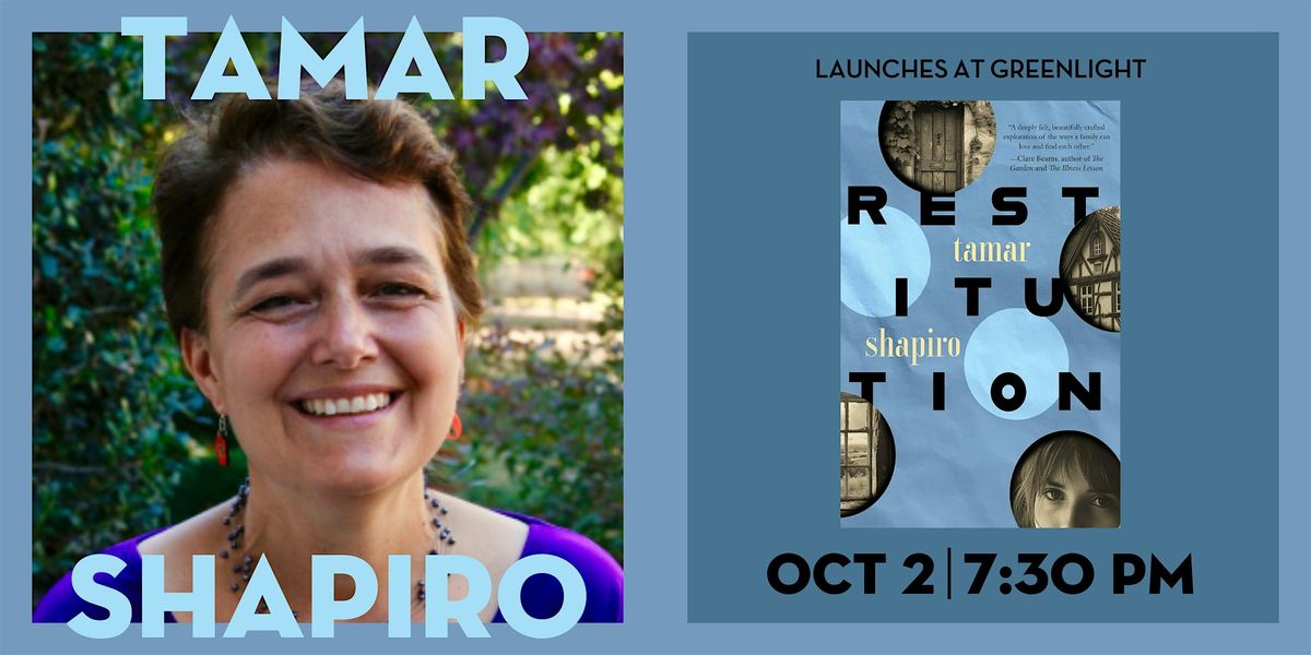 Book Event: Tamar Shapiro with Julia Phillips