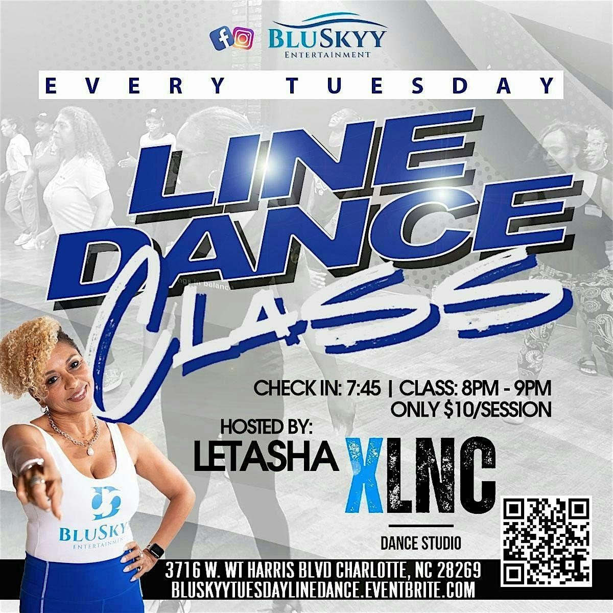 2025 Tuesday Line Dance Class  w\/Letasha