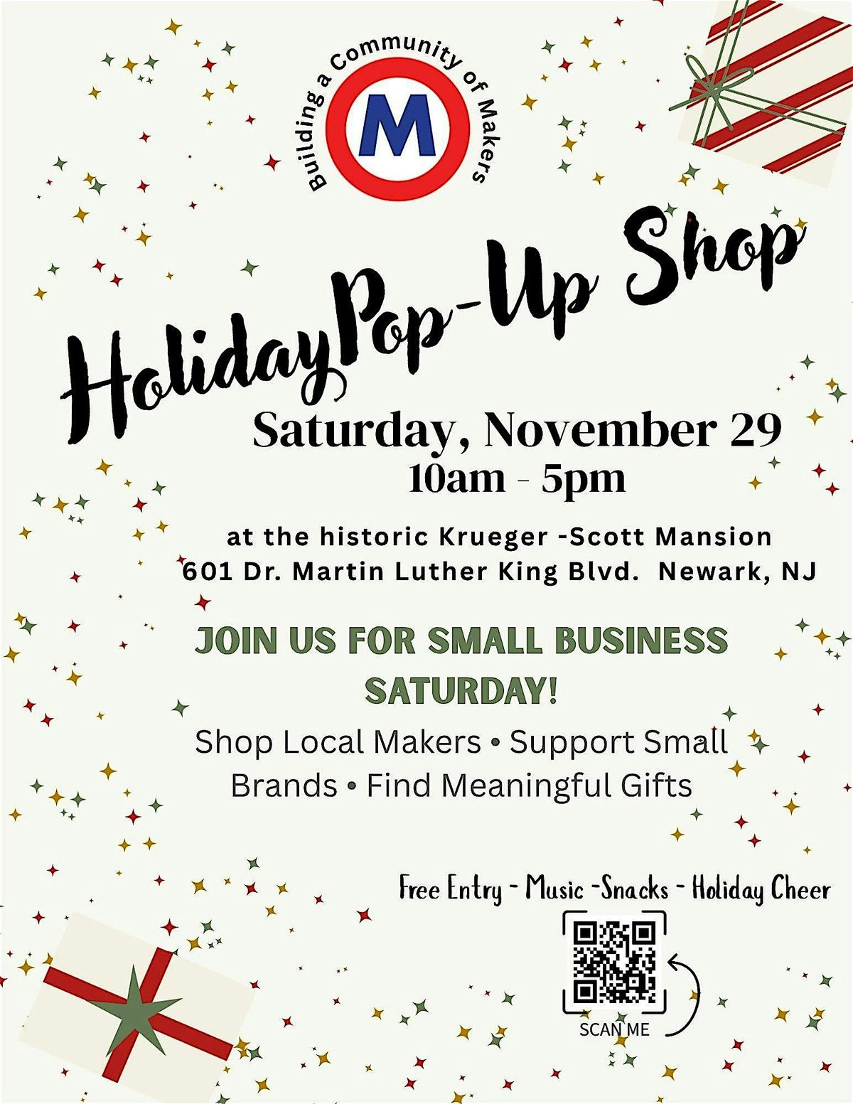 Holiday Pop-Up Shop at Makerhoods