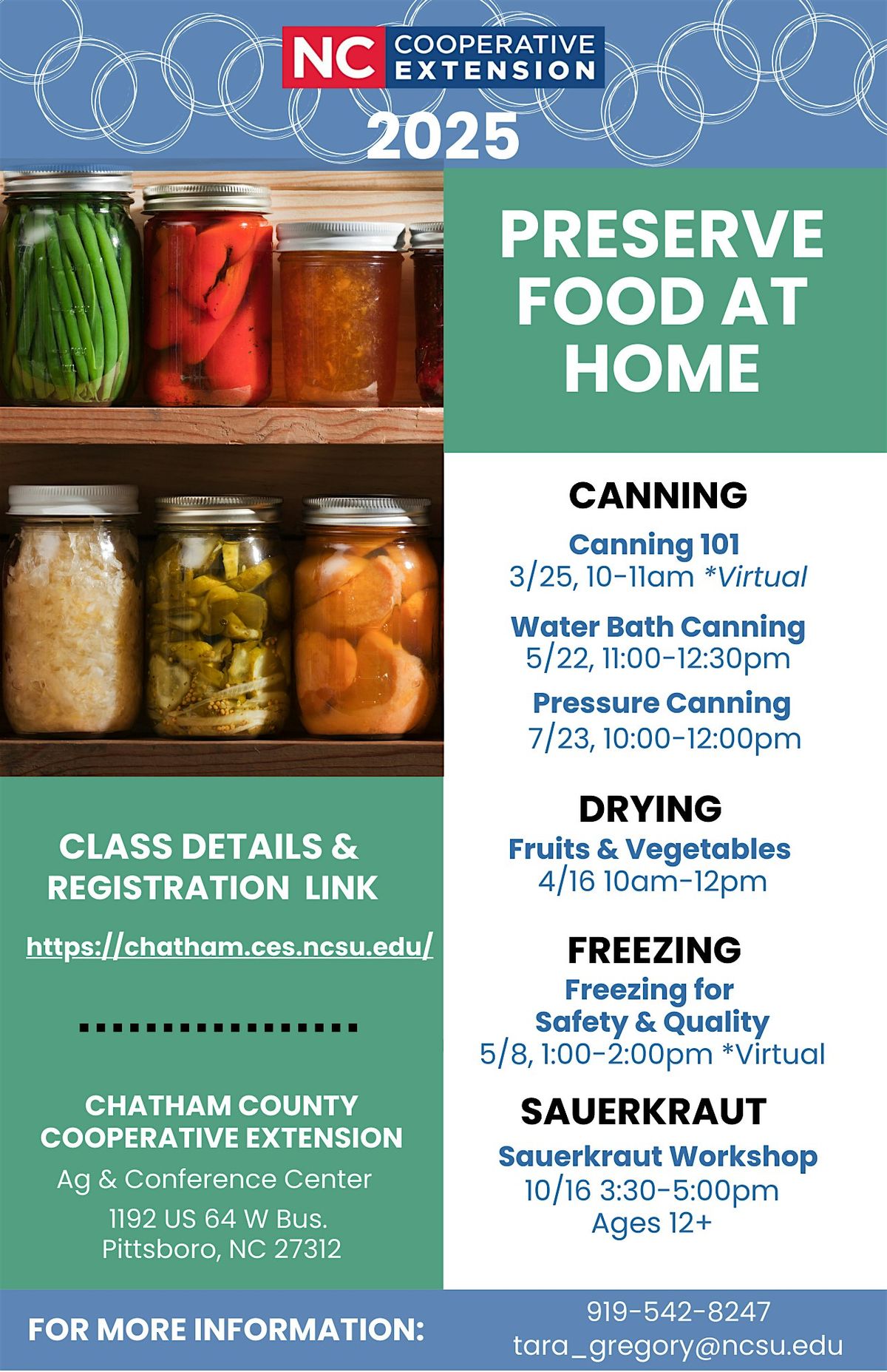 Sauerkraut Workshop (Ages 12+)