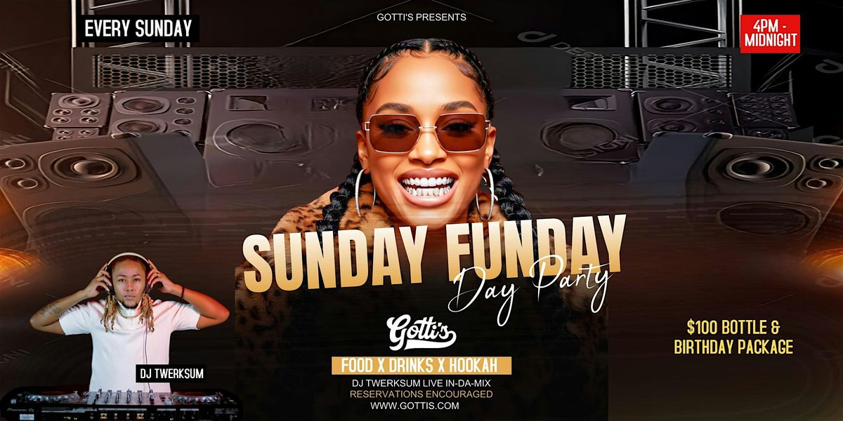 Sunday Funday Day Party $100 bottles
