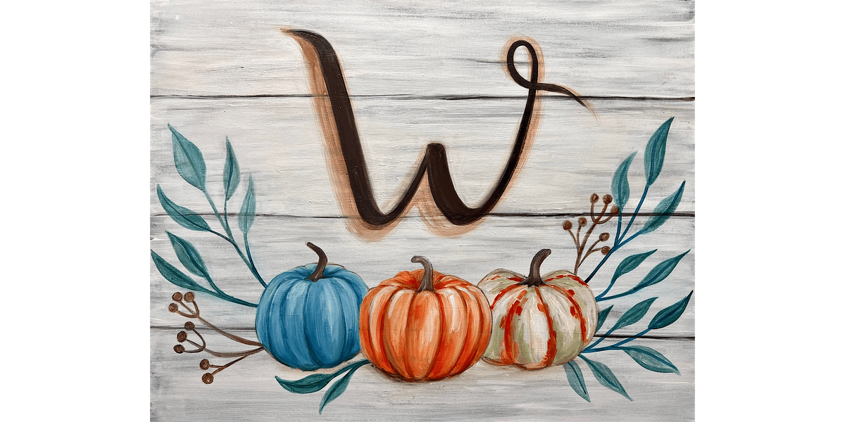 Autumn Monogram - Paint and Sip in Tyler | Classpop!\u2122