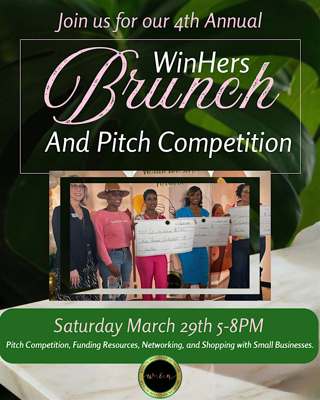 4th Annual WinHers Brunch & Pitch Competition: Brunch at Night Edition