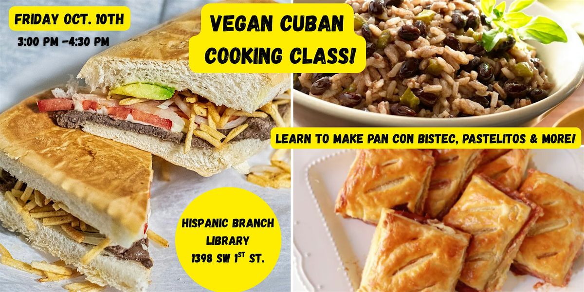 Que Sabor! Vegan Cuban Cooking Class