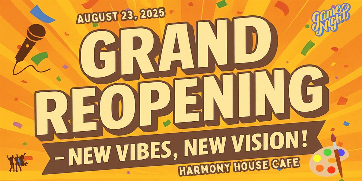Grand Reopening at Harmony House: Paint Party + Backpack Giveaway!