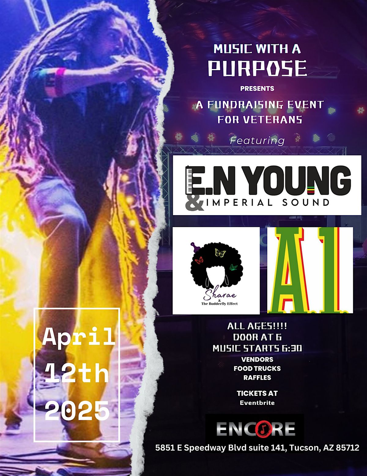 Music With A Purpose Fundraising show for veterans!!!