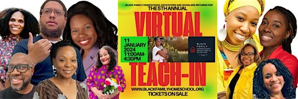 5th Annual Black Family Homeschool Educators & Scholars Virtual Teach-In