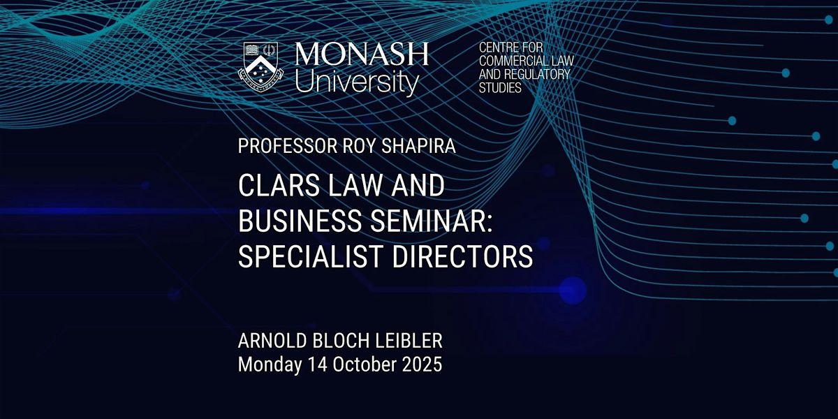 CLARS Law and Business Seminar:  Specialist Directors