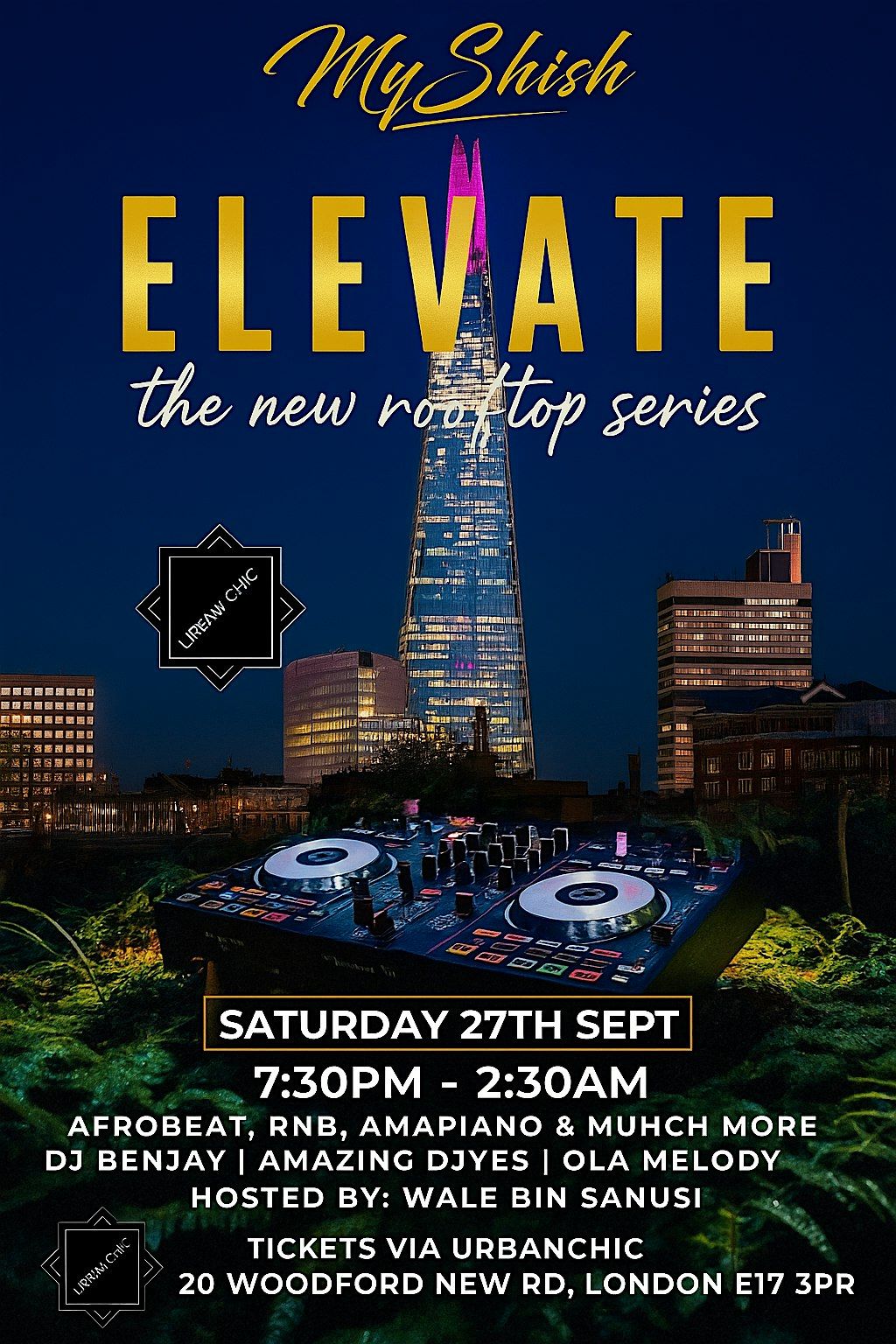 Elevate: London RoofTop Experience